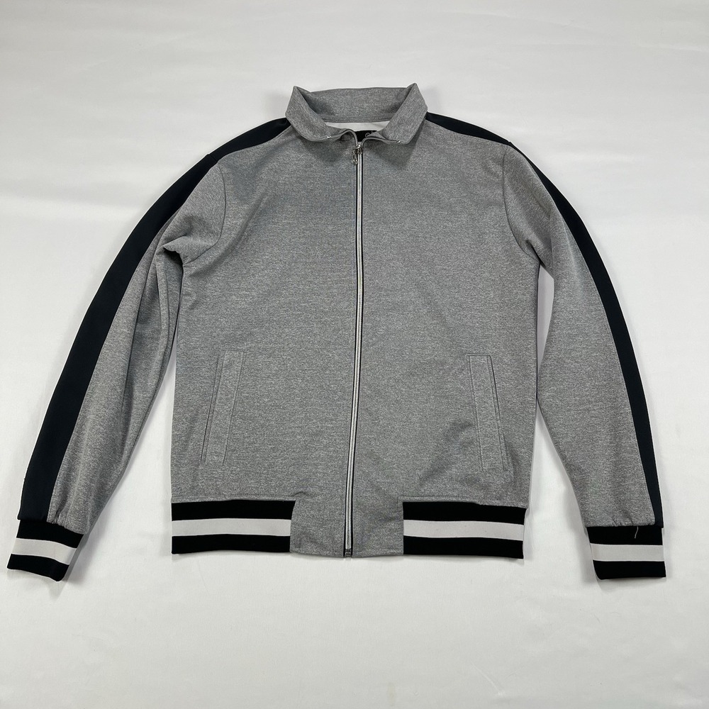 HUDSON OUTERWEAR ACTIVEWEAR ATHLETIC ZIP UP JACKET MEN'S SIZE: SMALL